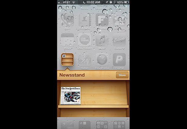 IOS app design: Newsstand