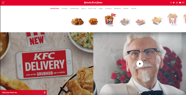 KFC design in the USA